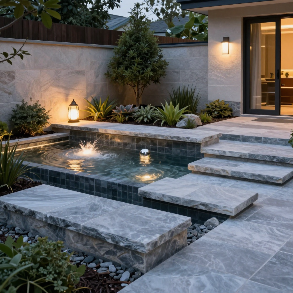 Modern Water Feature